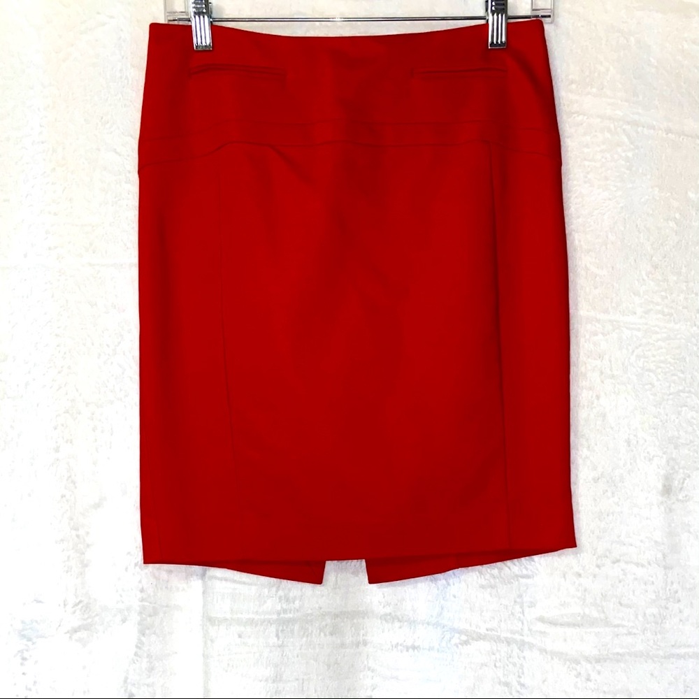 Red Express Pencil Skirt
